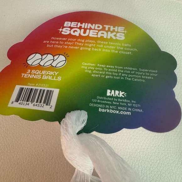 Bark Fetch is Fetch rainbow/pride balls - Picture 2 of 5